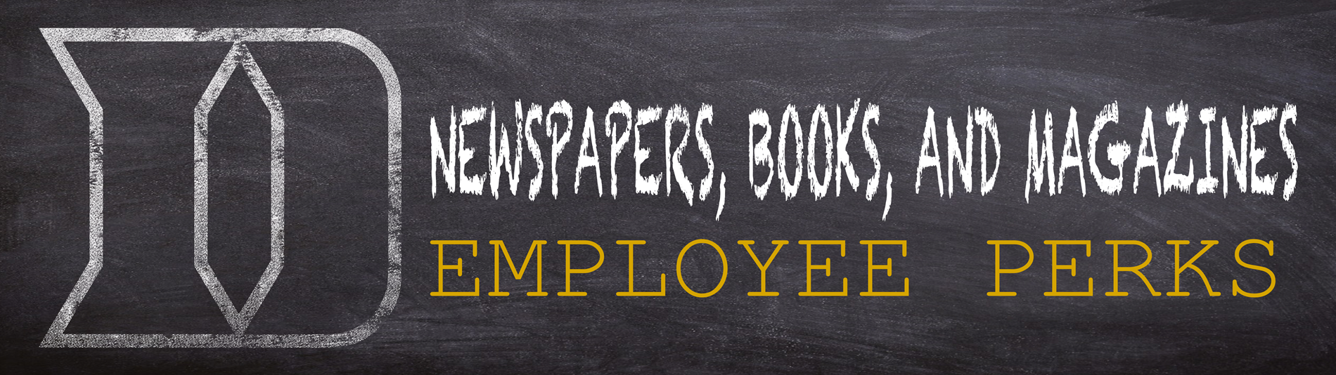 Newspapers Books and Magazines Employee Perks Logo