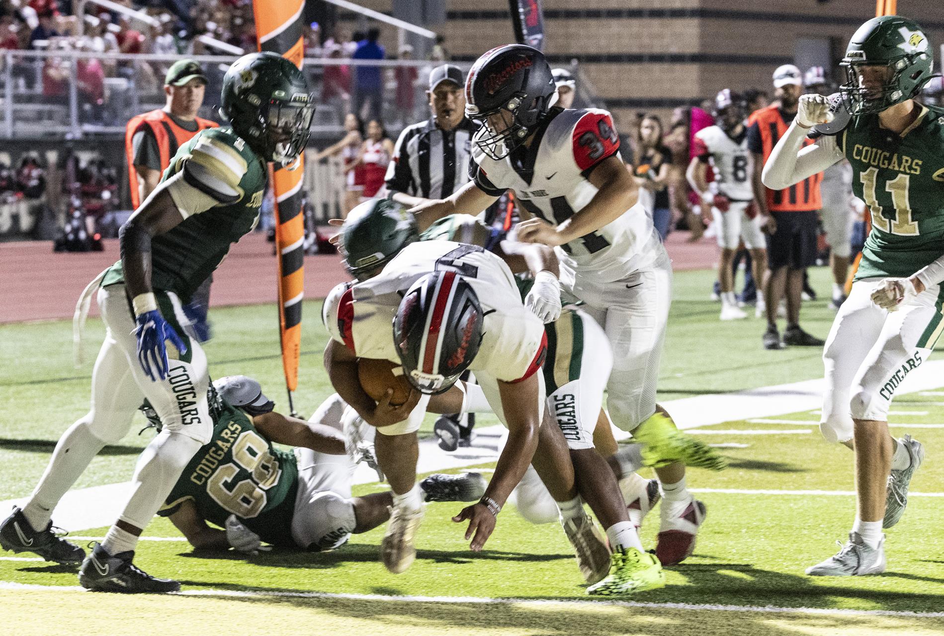 Ingram Tom Moore High School football at San Antonio Cole.