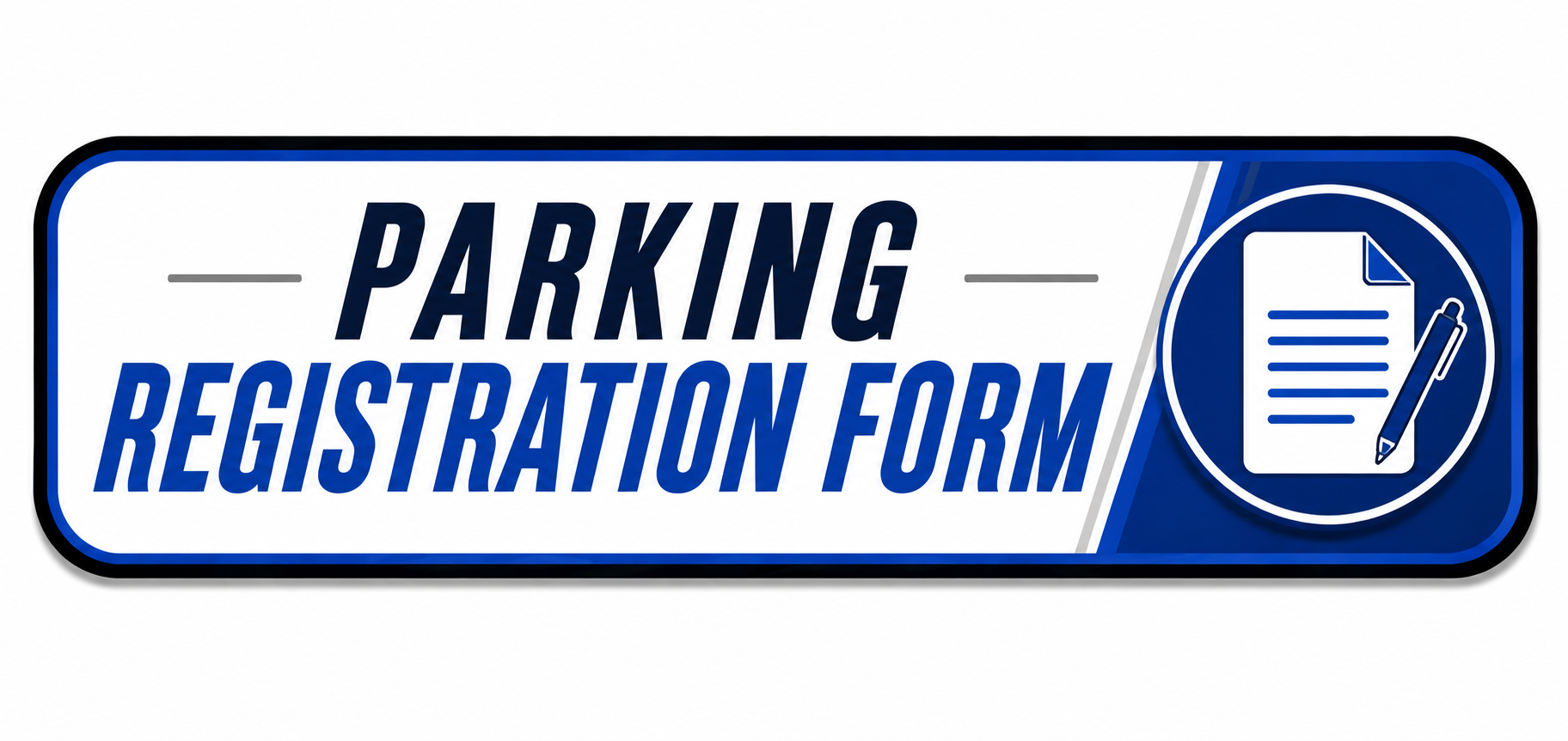 Parking Registration Button