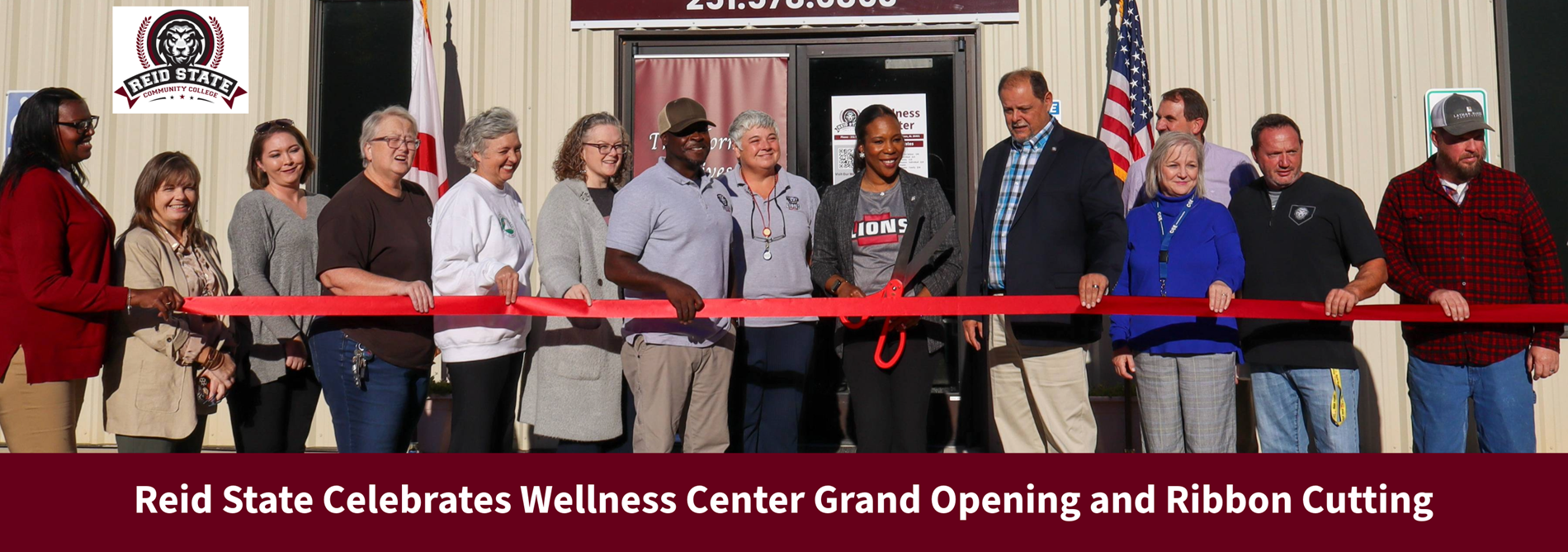 Reid State Community College Hosts Ribbon Cutting and Grand Opening for New Wellness Center