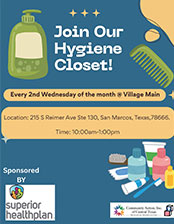 Join Our Hygiene Closet