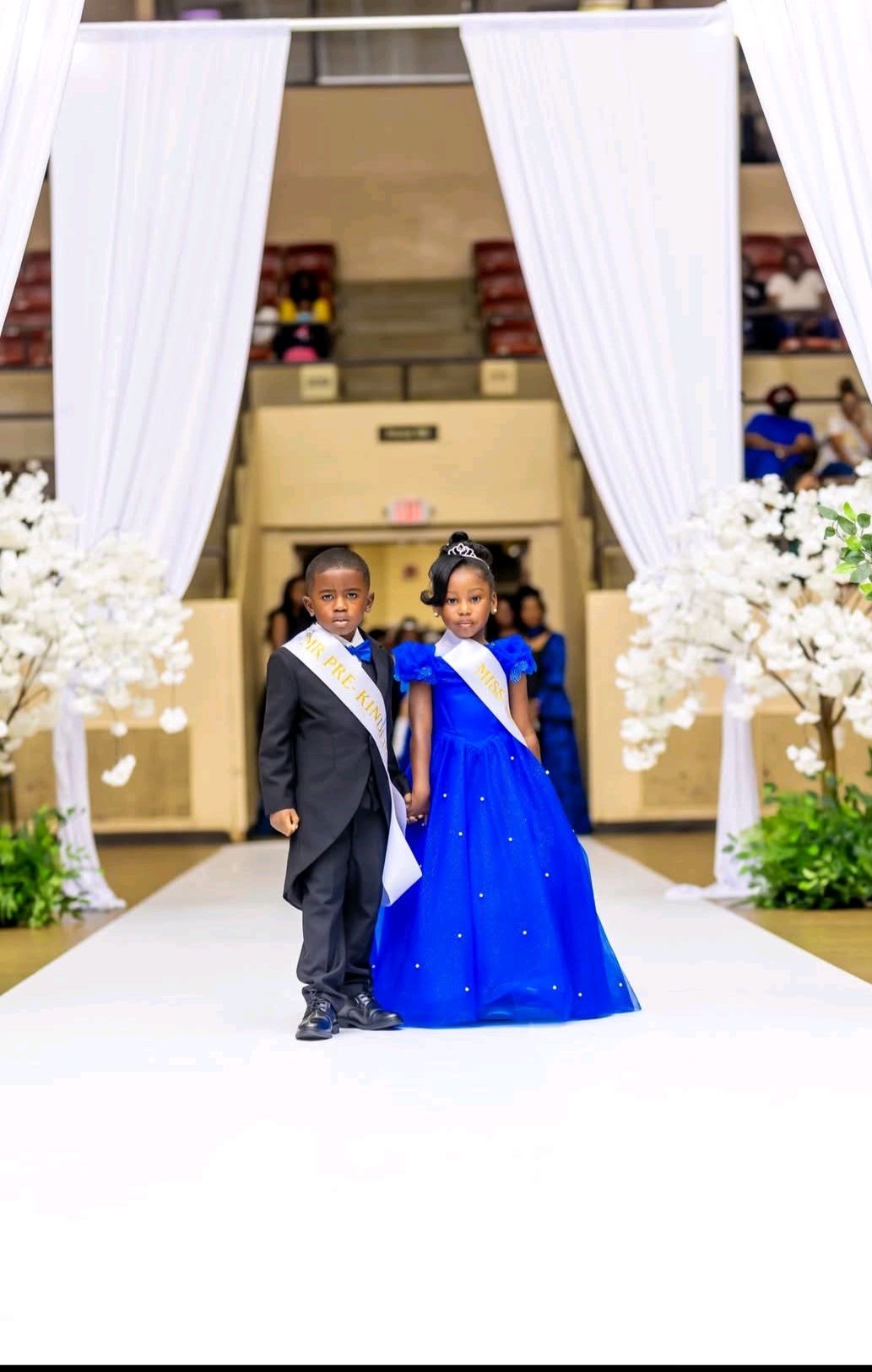 Pre-K students at the coronation.
