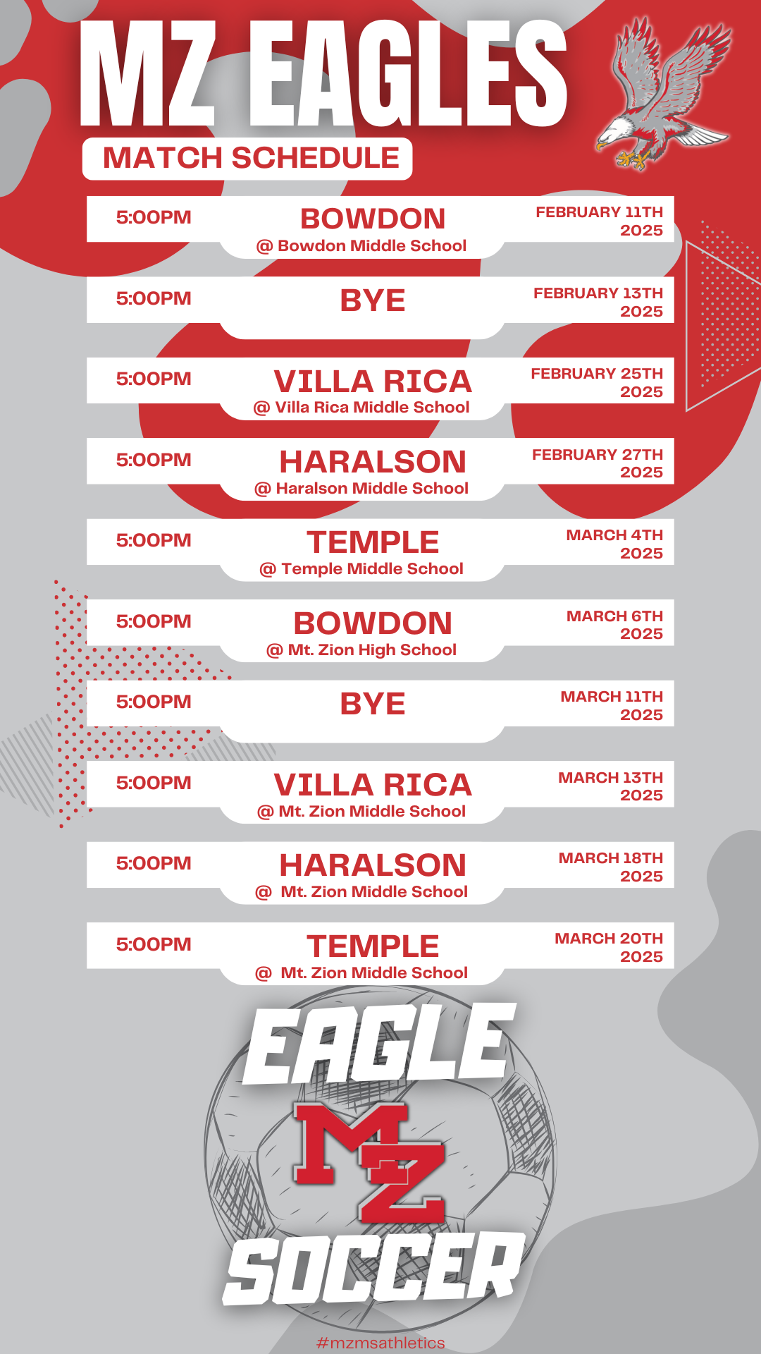 2025 soccer schedule