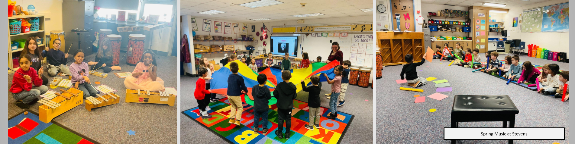 Music classes at Stevens school