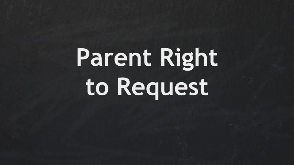 Right to Request