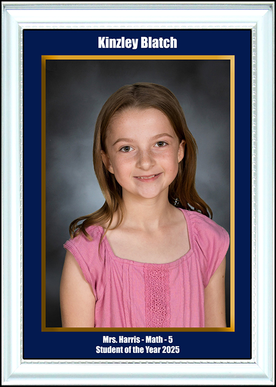 5th Grade Math Student of the Year