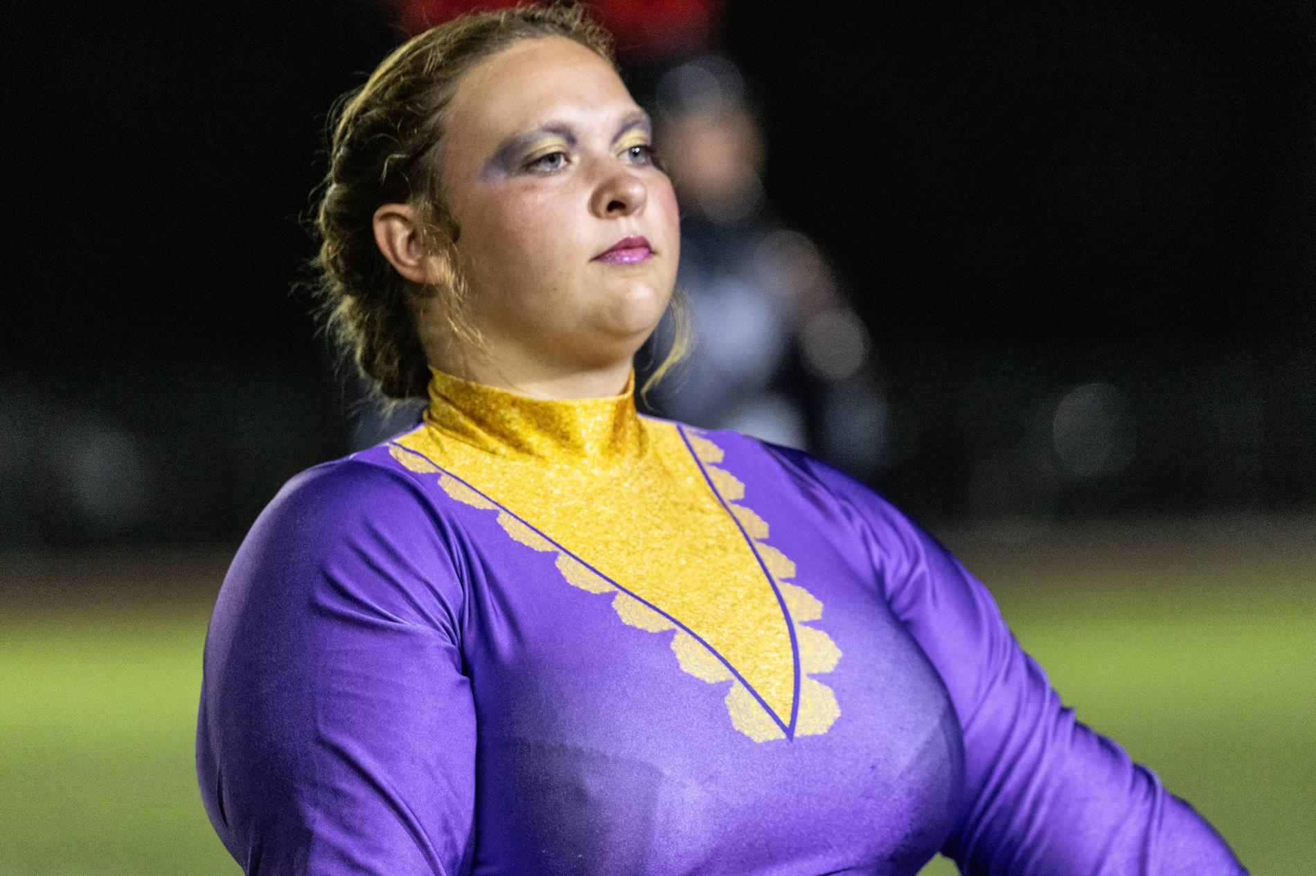 Ingram Tom Moore High School marching band performance in the Bandera game.