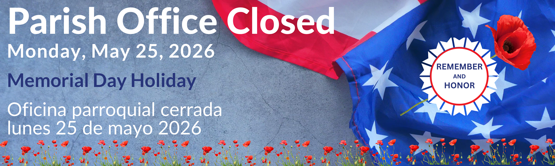 Memorial Day Office Closed
