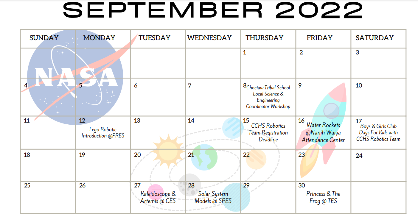 NASA Calendar