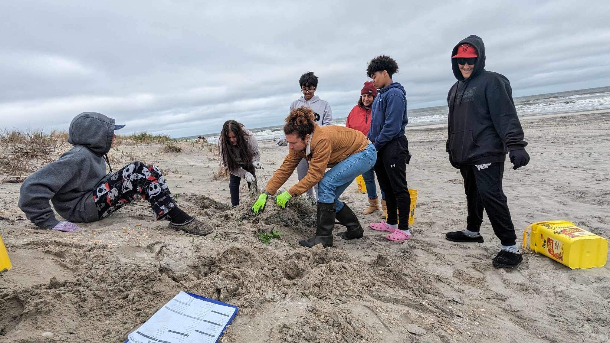 VECC Beach cleanup April 2024