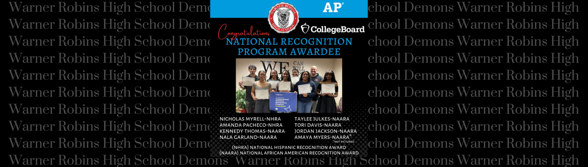 College Board National Recognition Program Awardees 