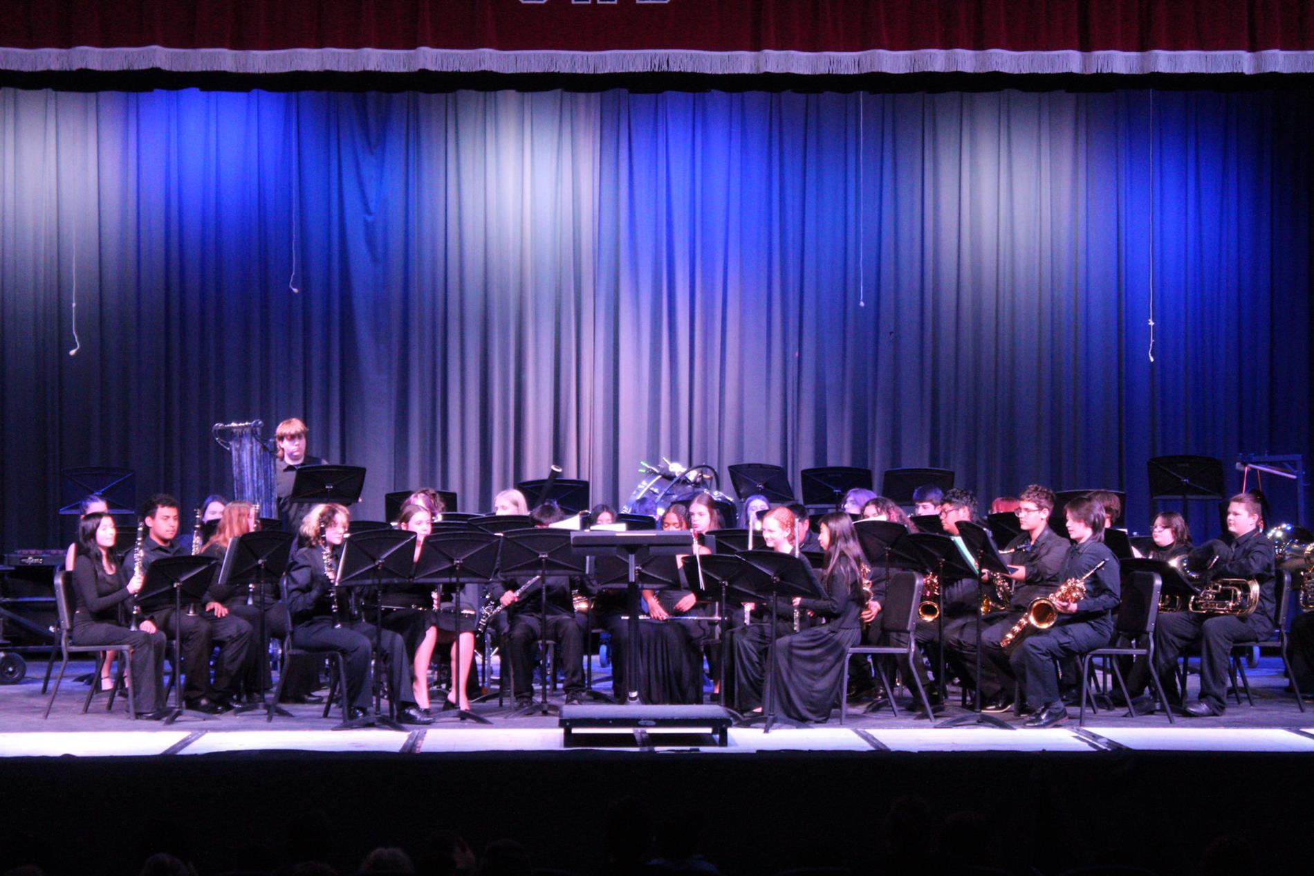 Coffee County Band Performing at their Concert (2025)