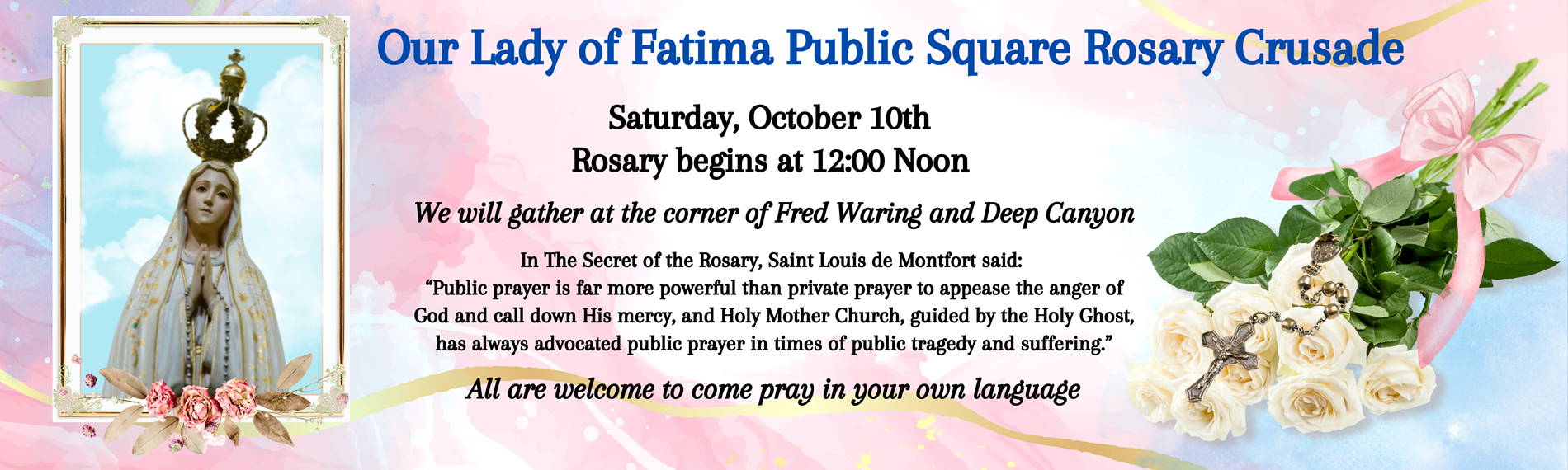 OL of Fatima Rosary Crusade Oct 11 2026