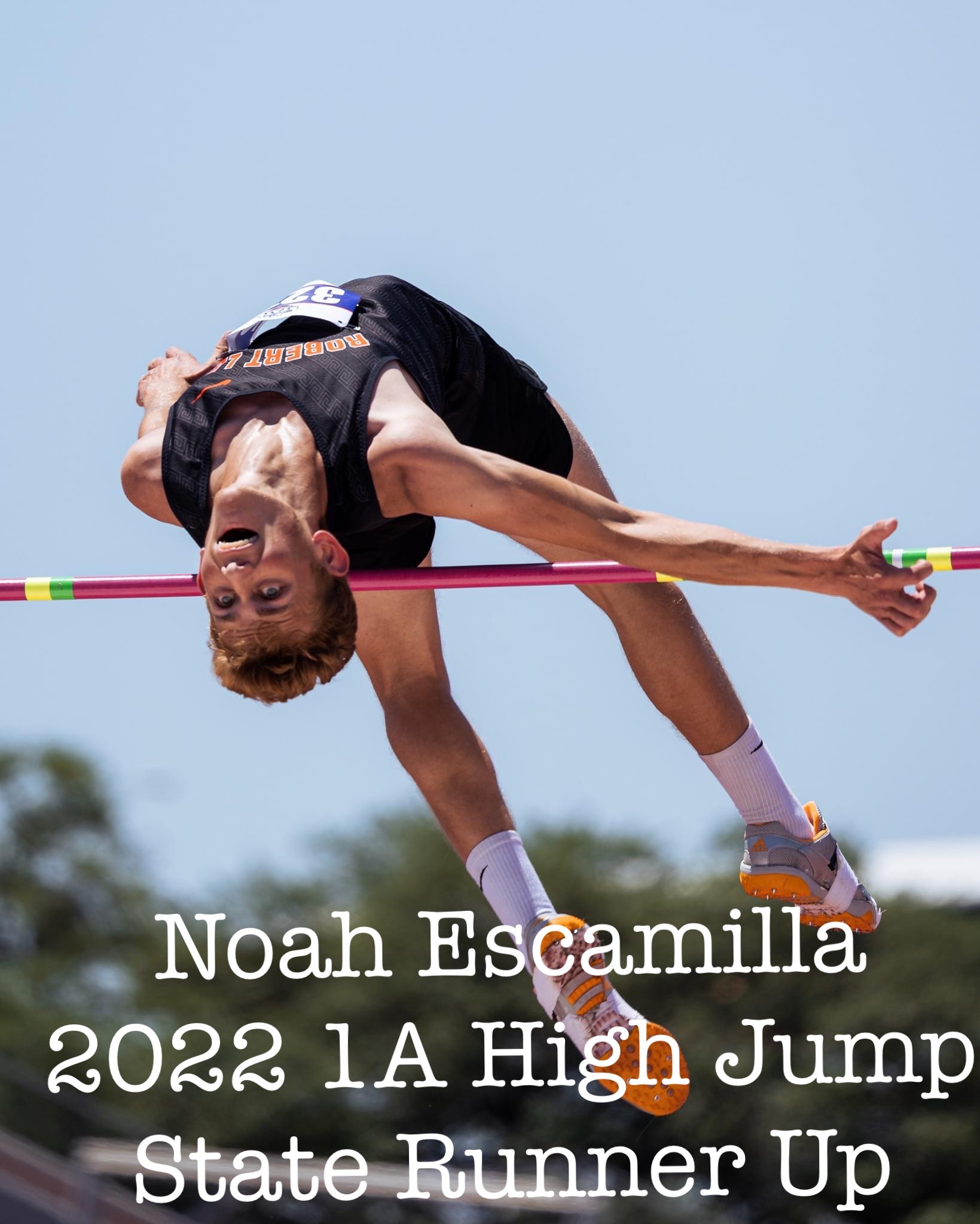 Noah 2022 State runner up high jump