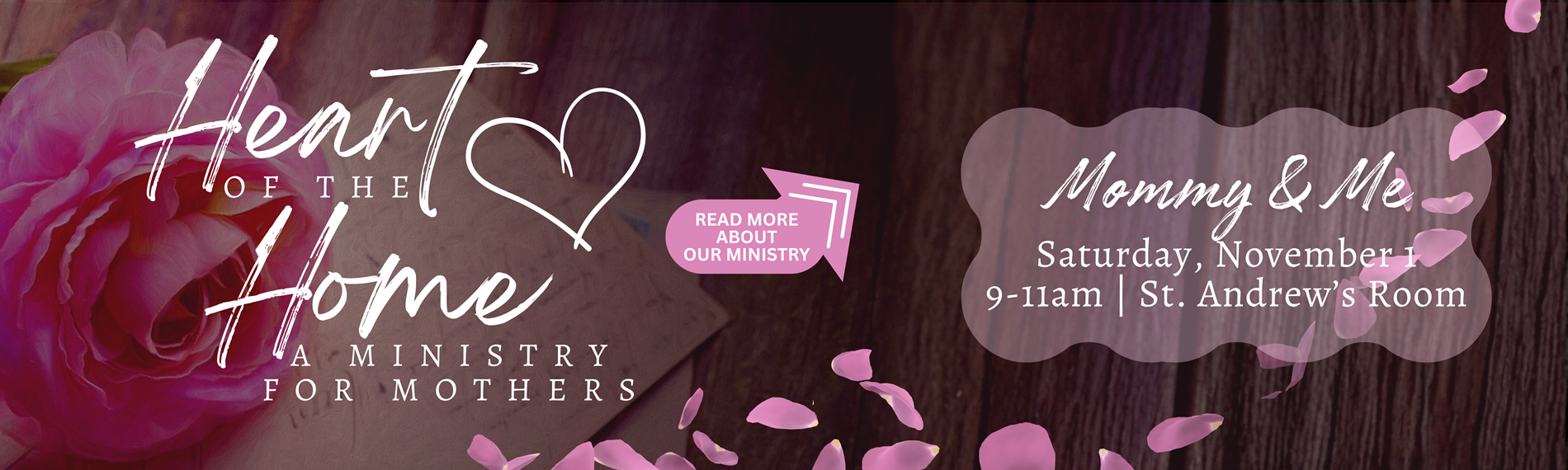 Mommy & Me | Sat Nov 1 | 9-11am  | St Andrew's Room