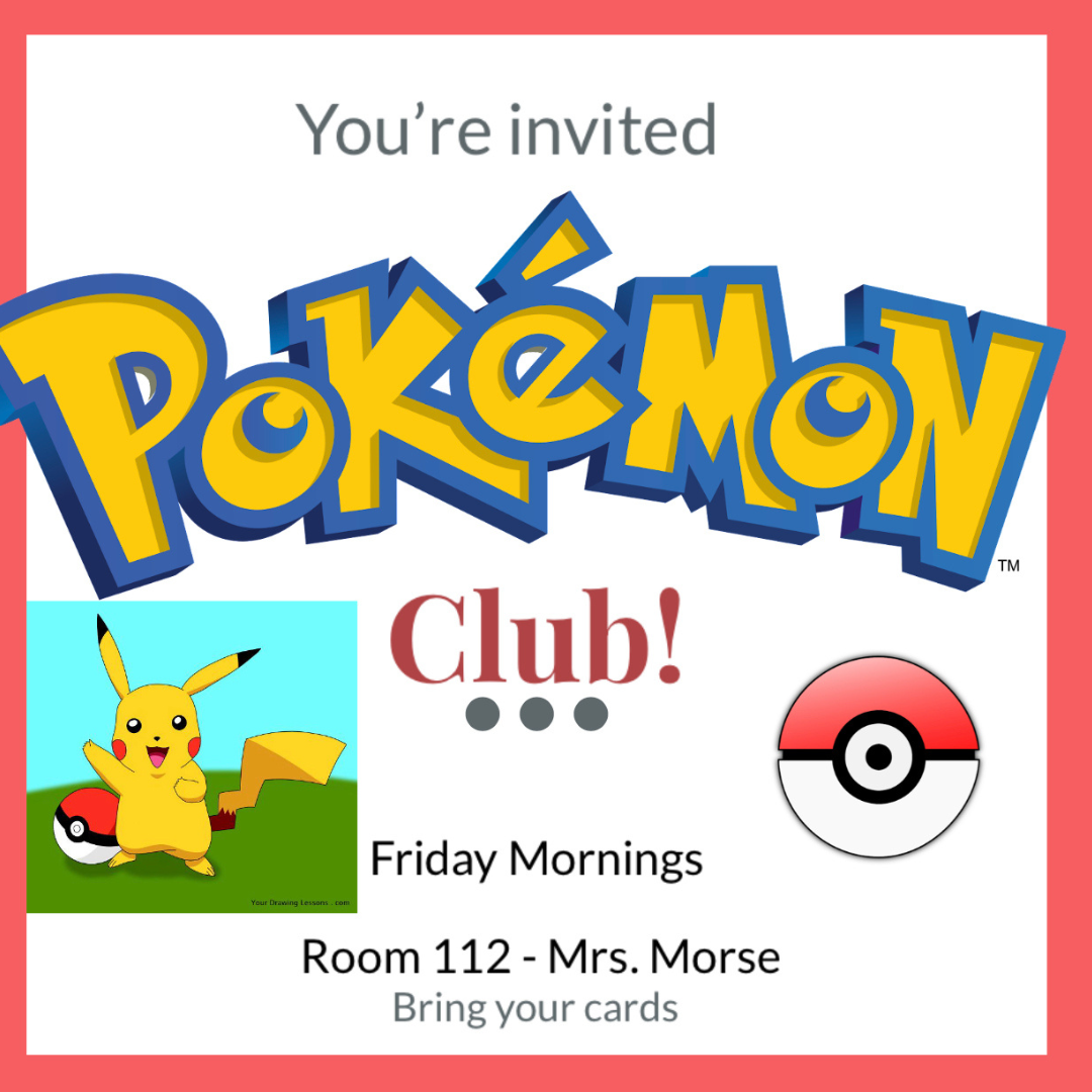 Pokémon Club at Meadowview Flyer 