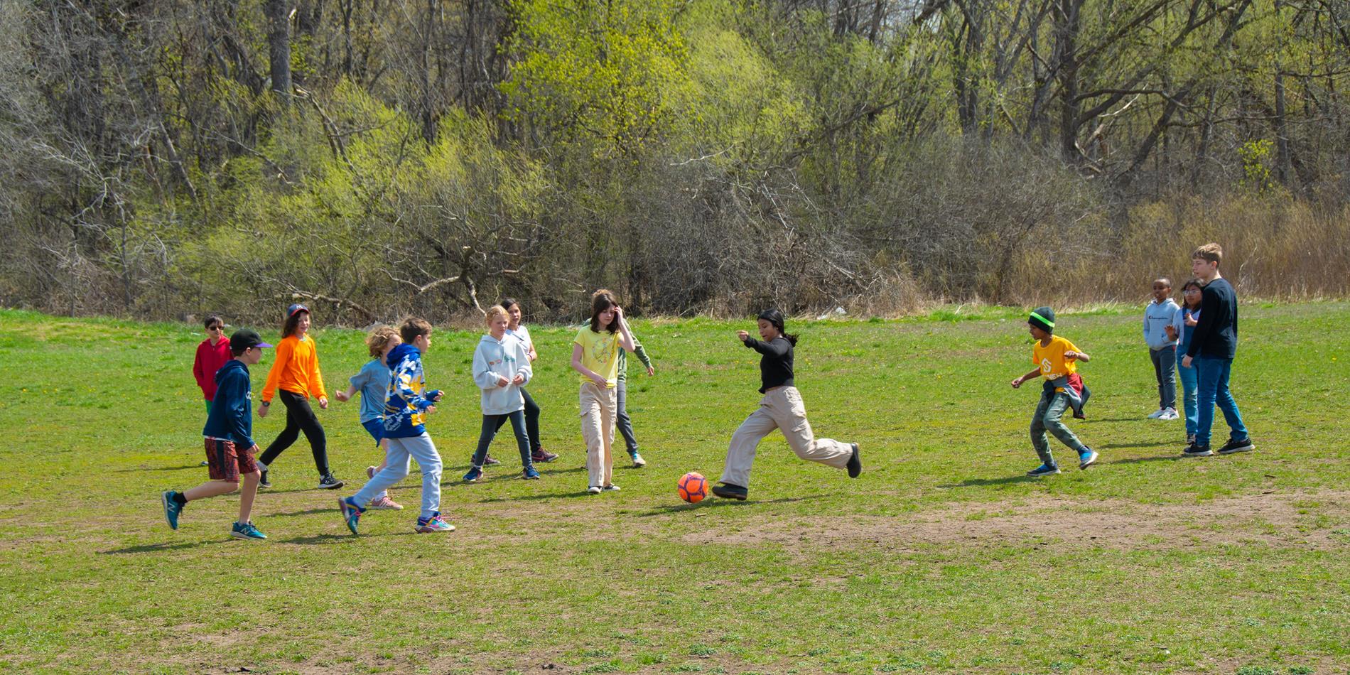 CMES Soccer at Recess