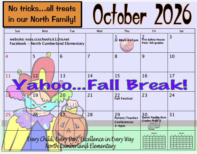 October 2026 Calendar