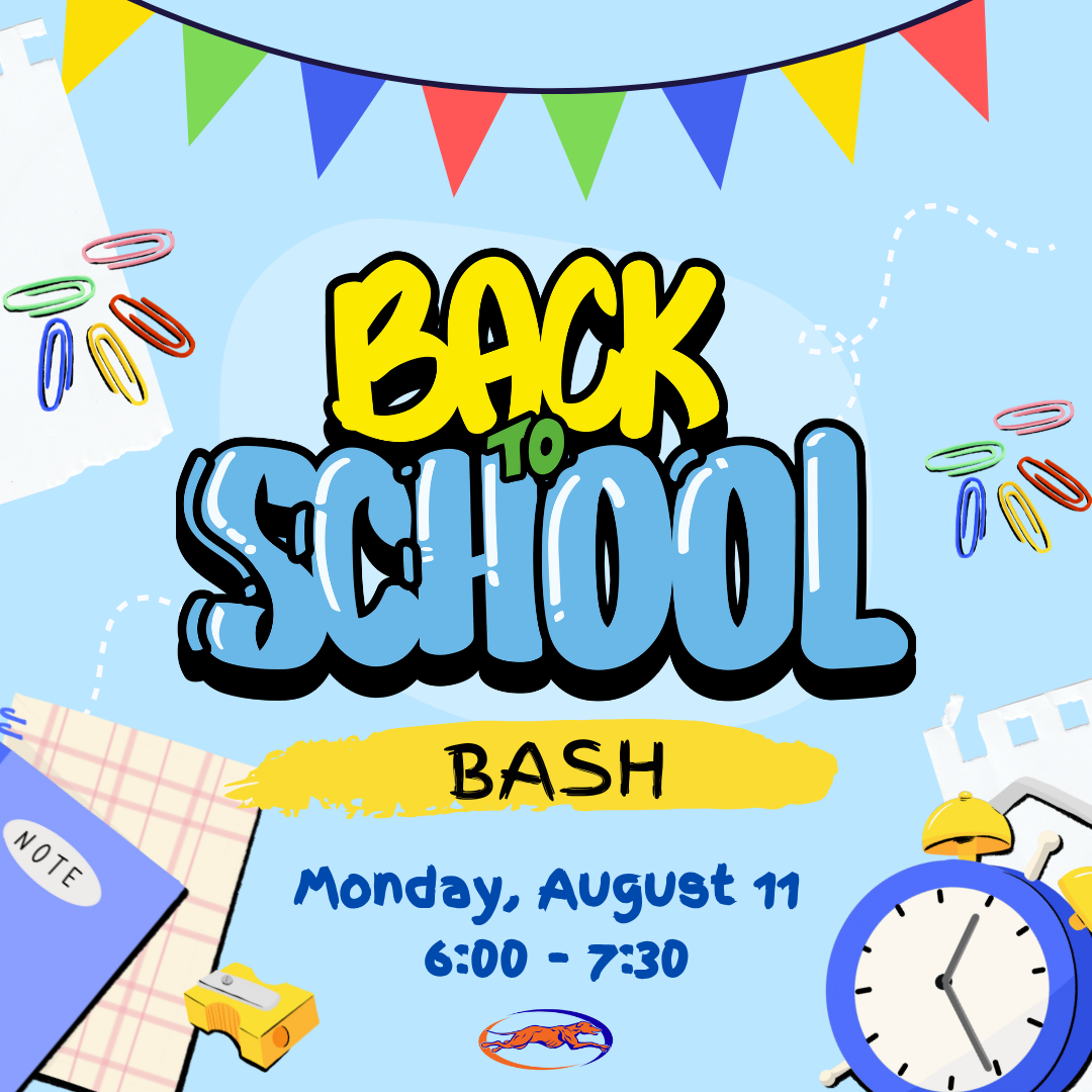 📢 SAVE THE DATE! 📢 𝐁𝐚𝐜𝐤 𝐭𝐨 𝐒𝐜𝐡𝐨𝐨𝐥 𝐁𝐚𝐬𝐡 𝟐𝟎𝟐𝟓🎉  📅 Monday, August 11 ⏰Athletics Parent Meeting 5:00 - 5:45 (This meeting is for incoming 7th-12th parents of students who will be participating in athletics) ⏰ Back to School Bash 6:00 - 7:30 ✅ Elementary Meet the Teacher (for students who have completed online registration) ✅ Secondary schedule pick up (for students who have completed online registration) ✅ More details coming soon… but mark your calendars NOW!