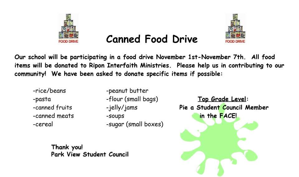 Canned Food Drive