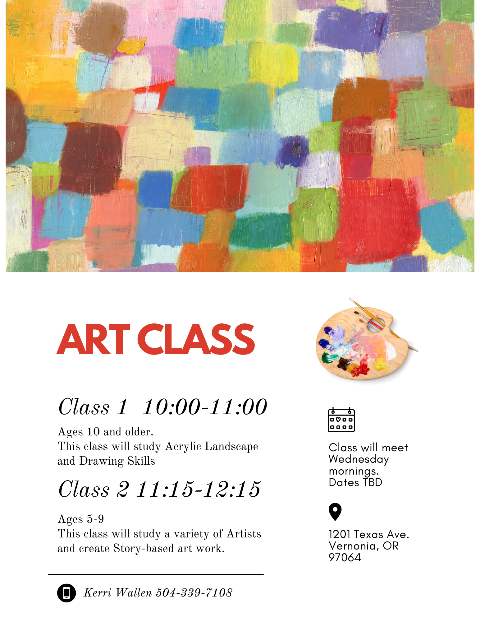 25-26 Art class