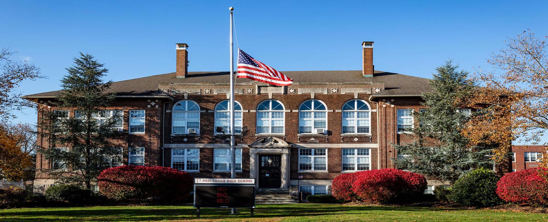 front of high school 