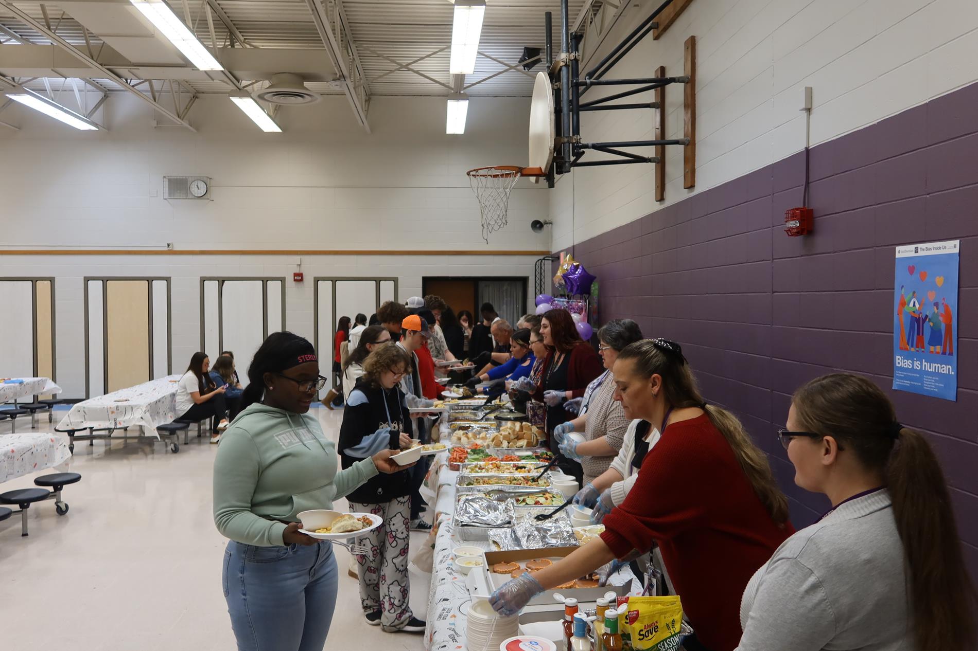 RAES-Giving with Staff and Students at ROE #33