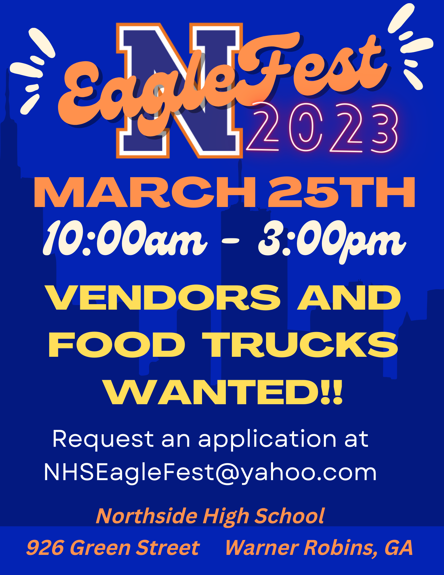 Eagle Fest Vendors wanted