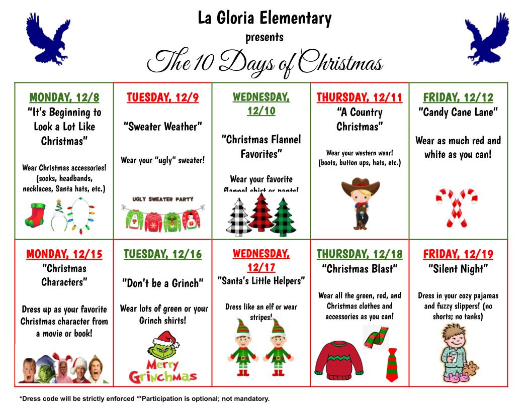 10 Days of CHristmas 10 Days of CHristmas