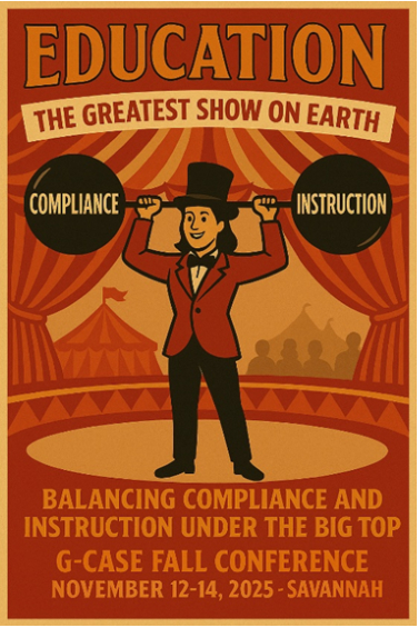 Flyer for the G-CASE Fall Conference