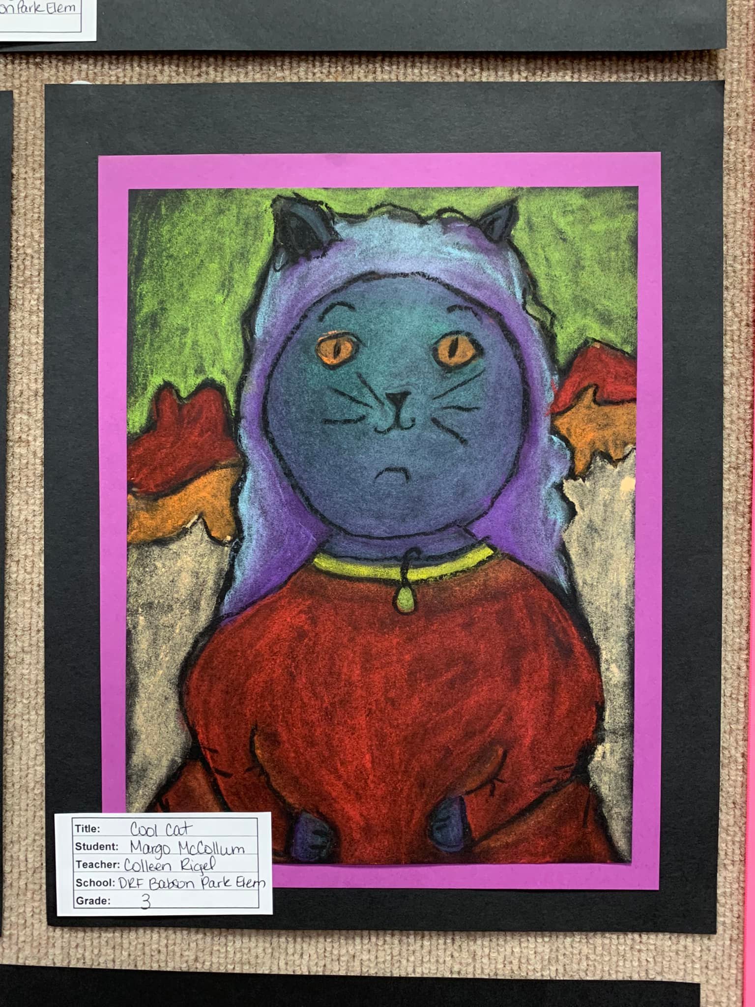 Student art show artwork.