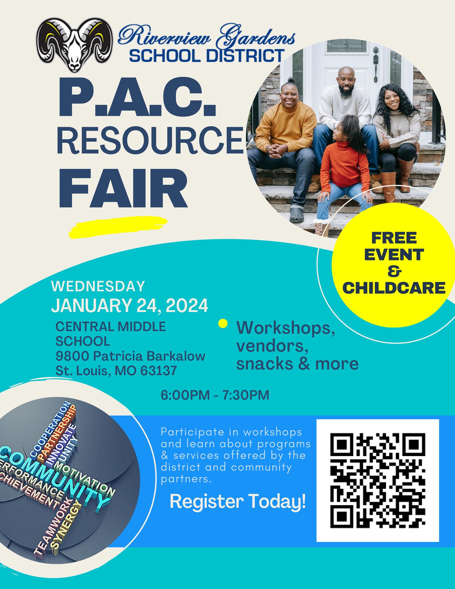 PAC Resource Fair 1-24-24