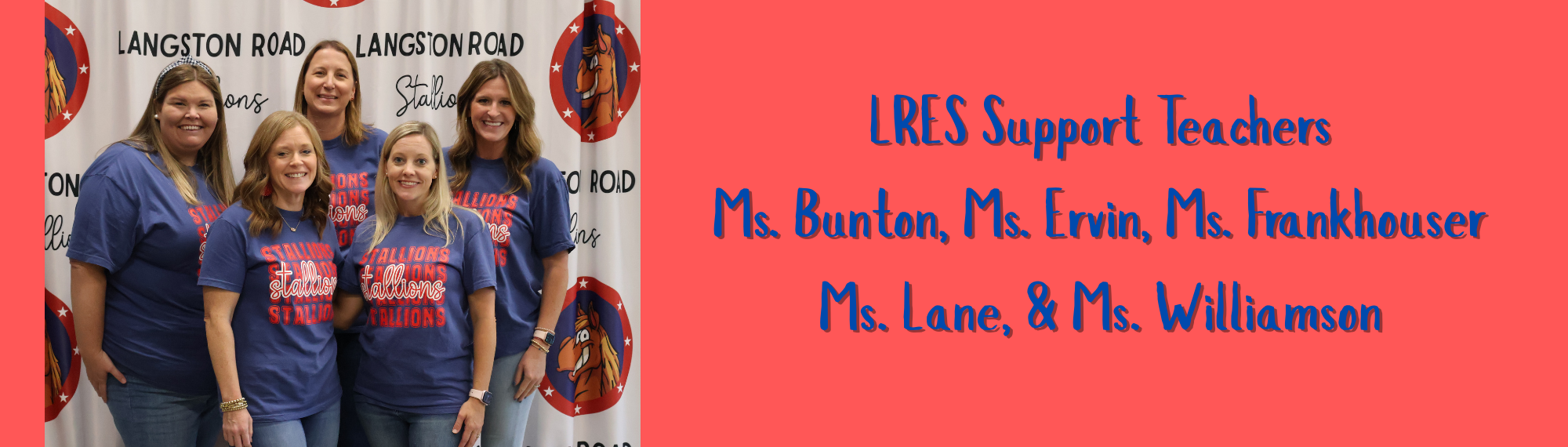 Support teachers Red & Blue