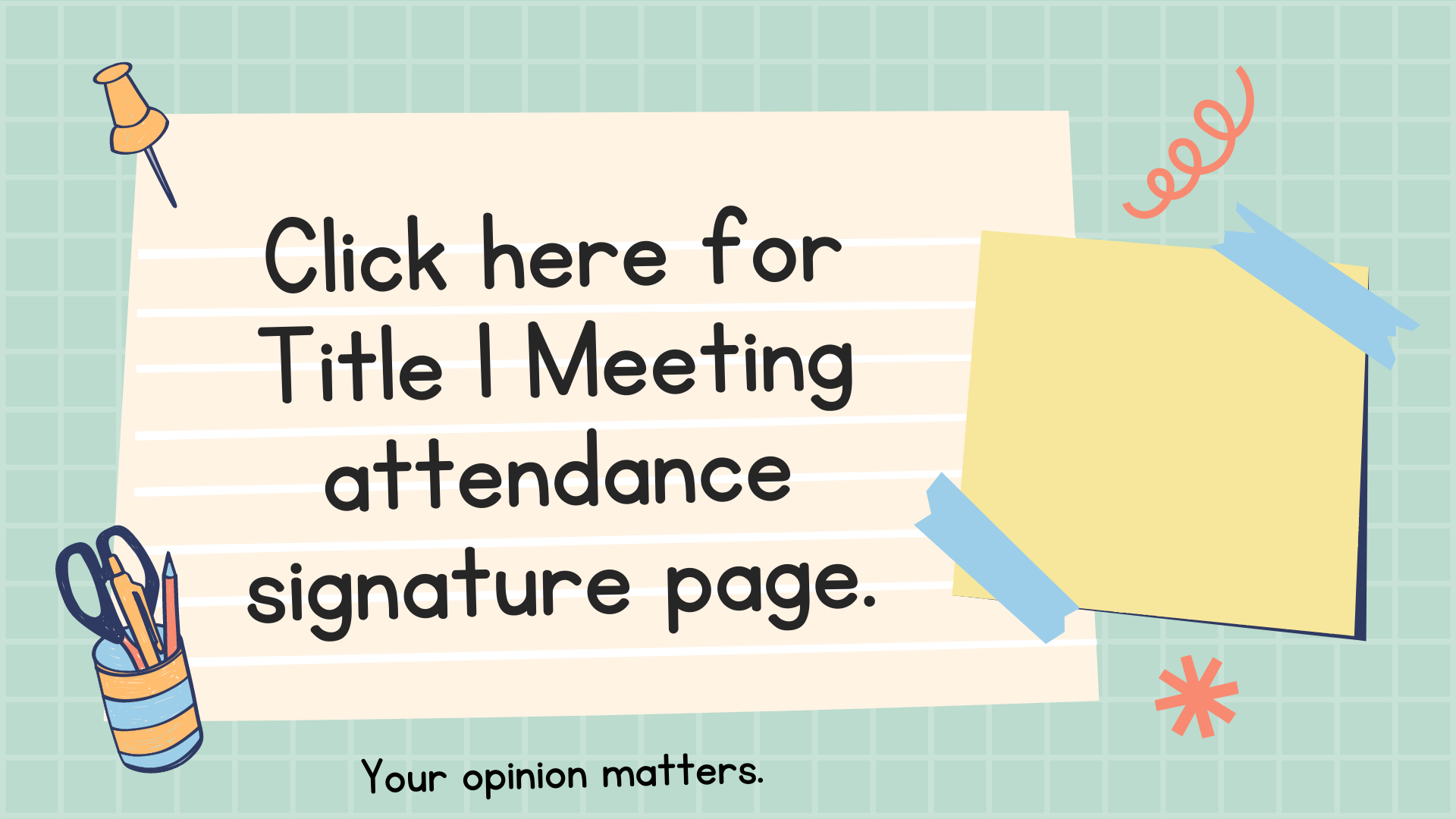Title I Attendance Tracking
