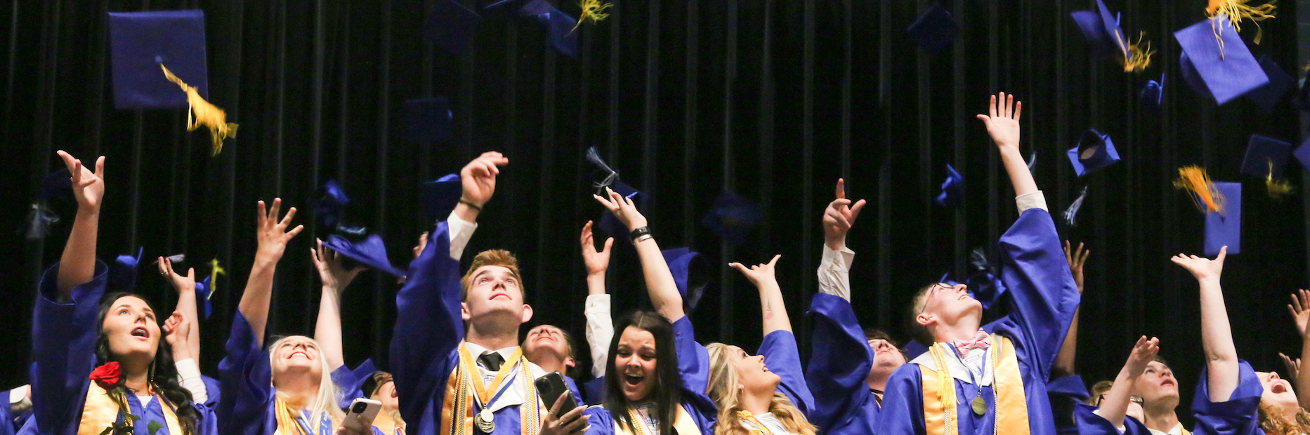 The 2022 graduating class celebrates.