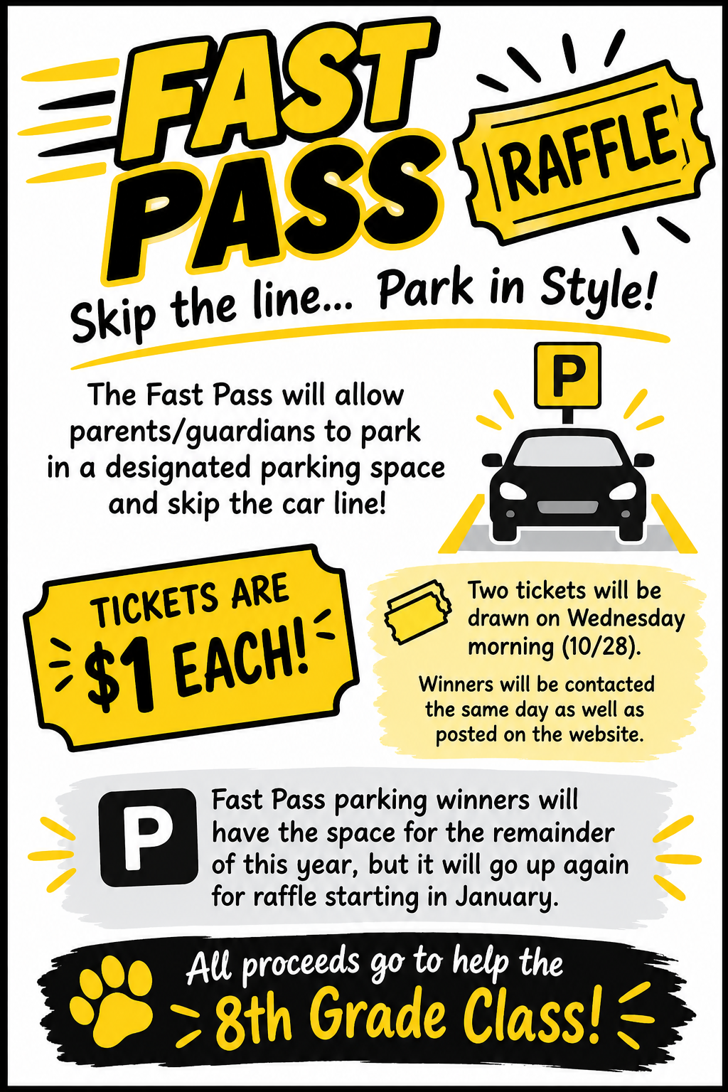 Fast Pass Fundraiser