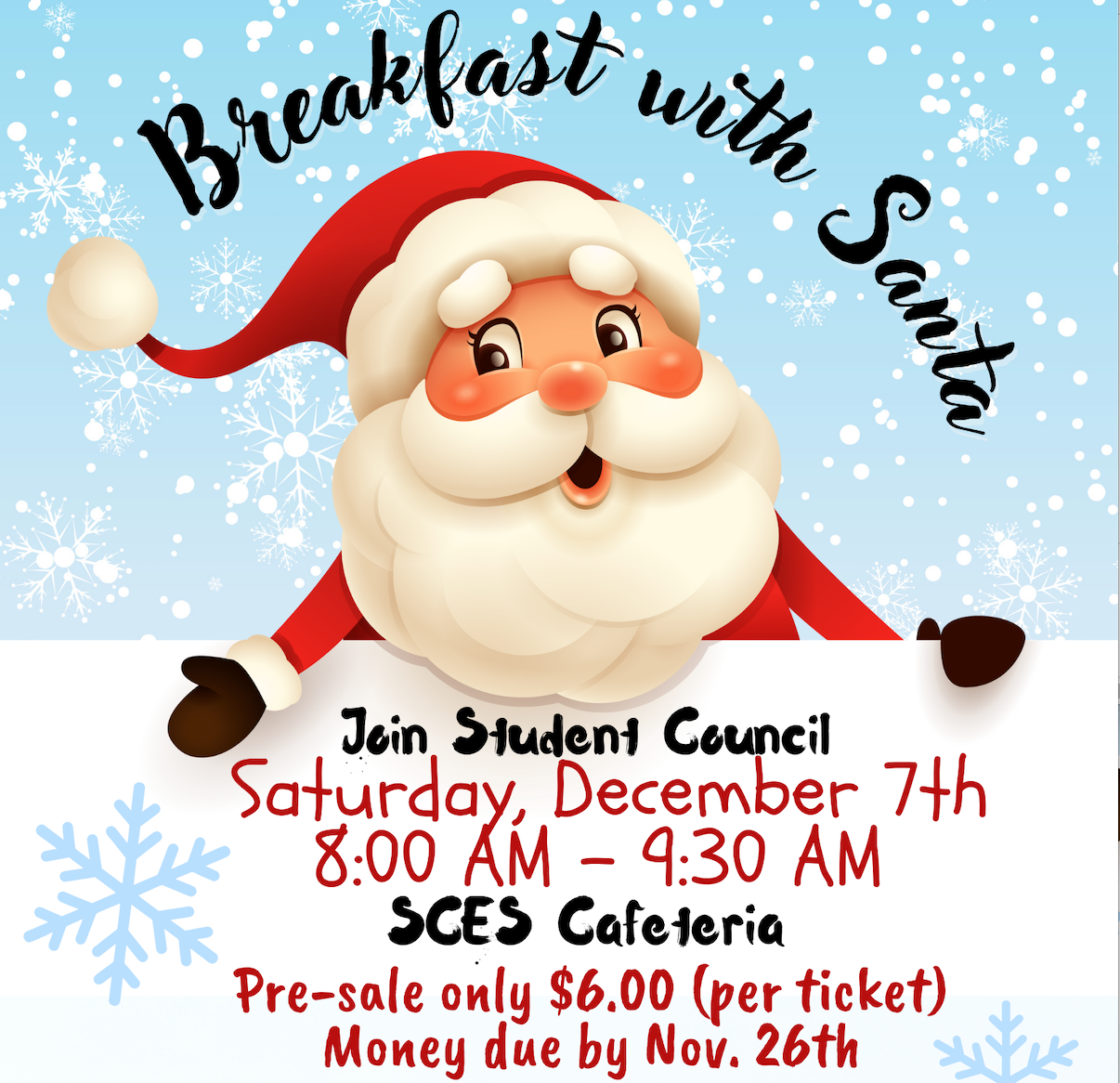 Breakfast with Santa 