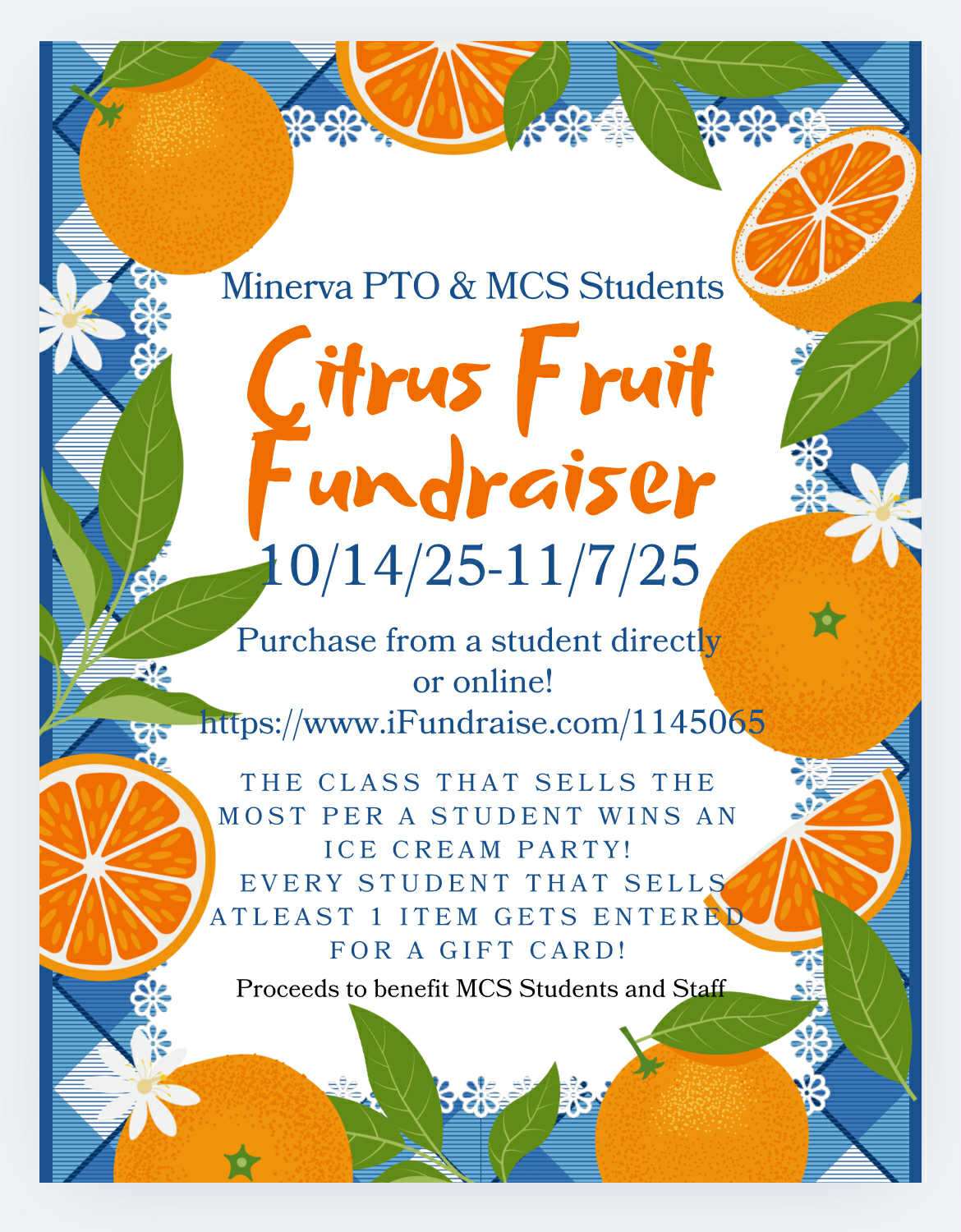 MCS PTO Citrus Fruit Fundraiser