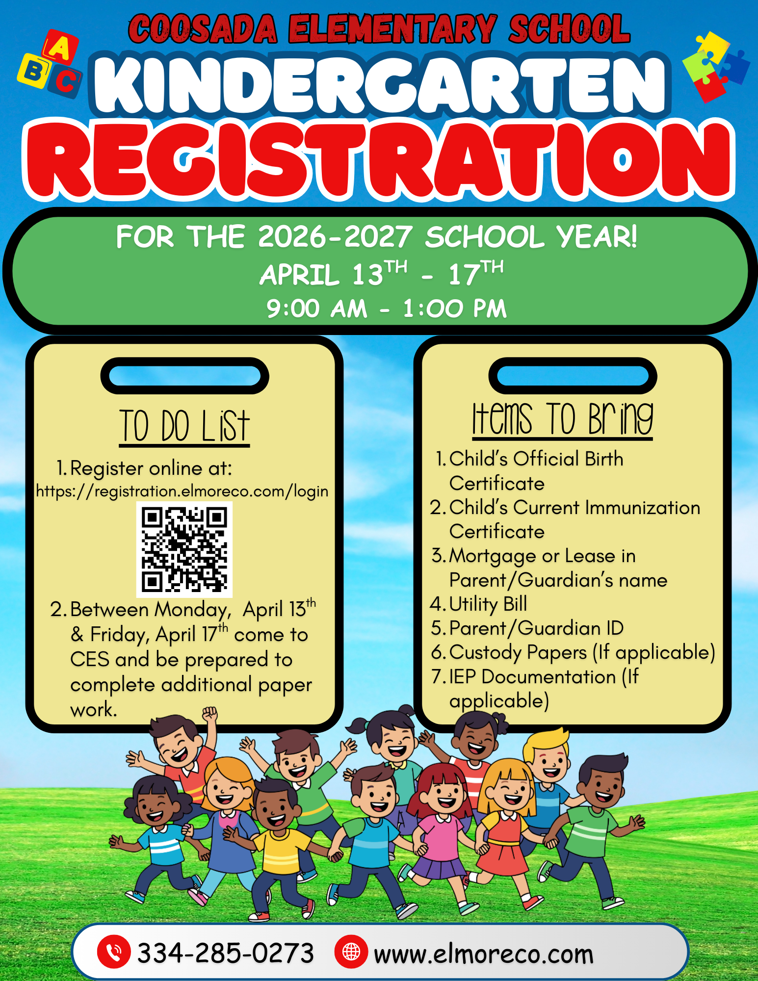 Kindergarten Registration Image