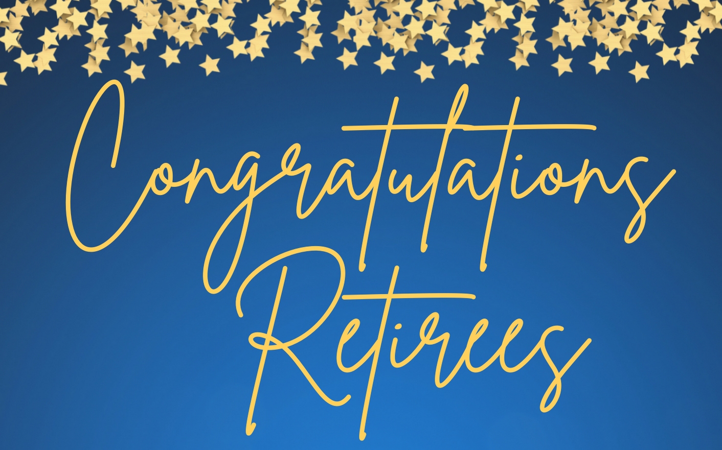 Congratulations Retirees!