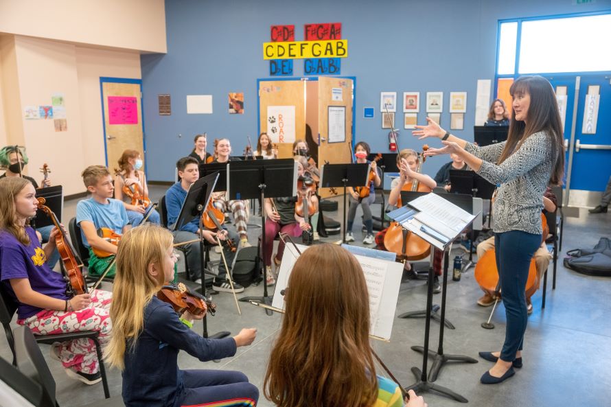 Orchestra classroom