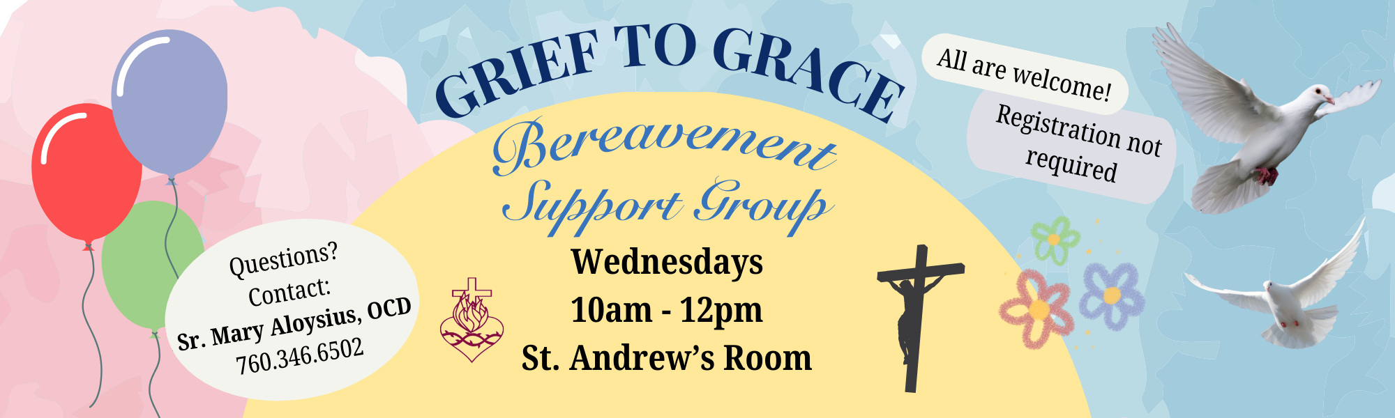 Grief to Grace | Wednesdays | 10am-12pm | St Andrew's Room