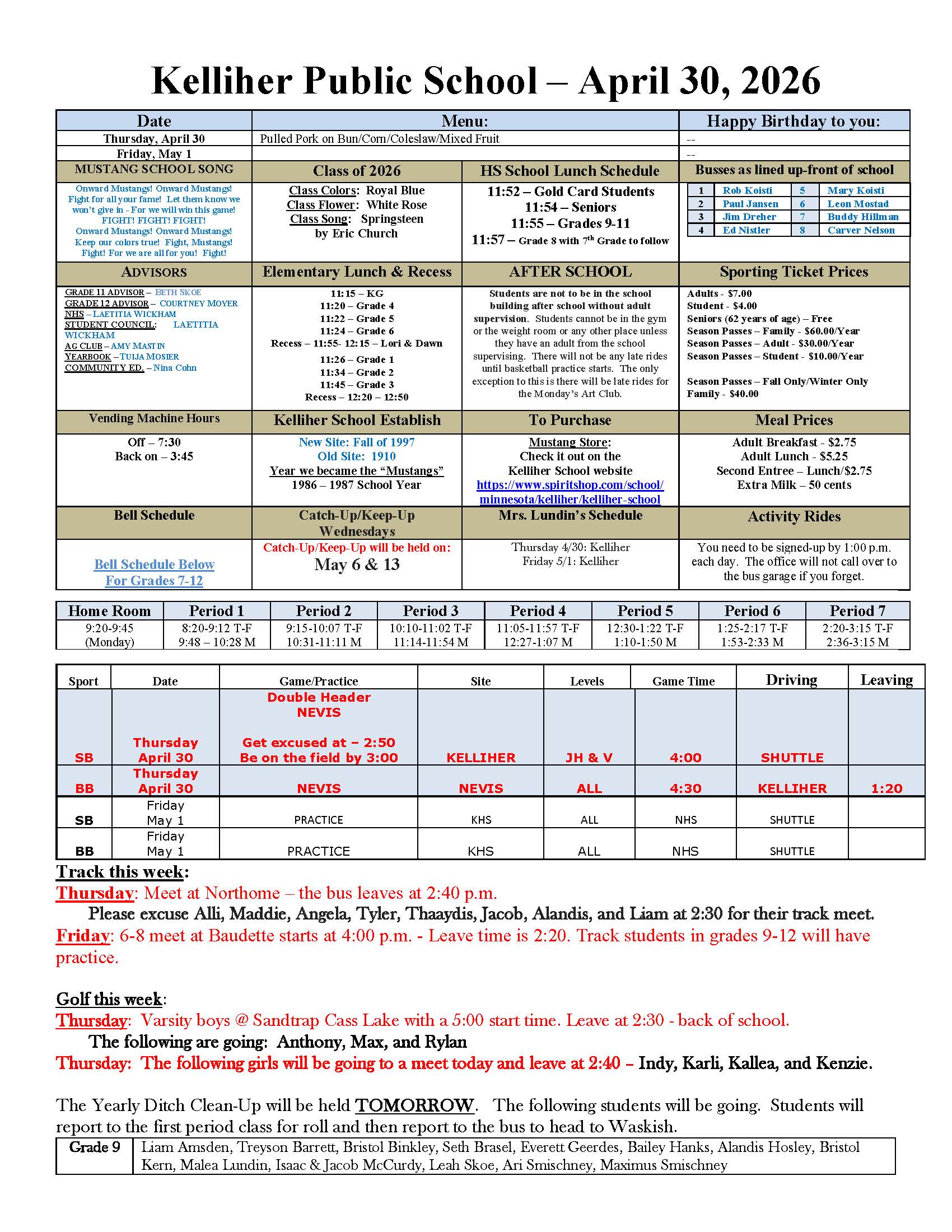 bulletin