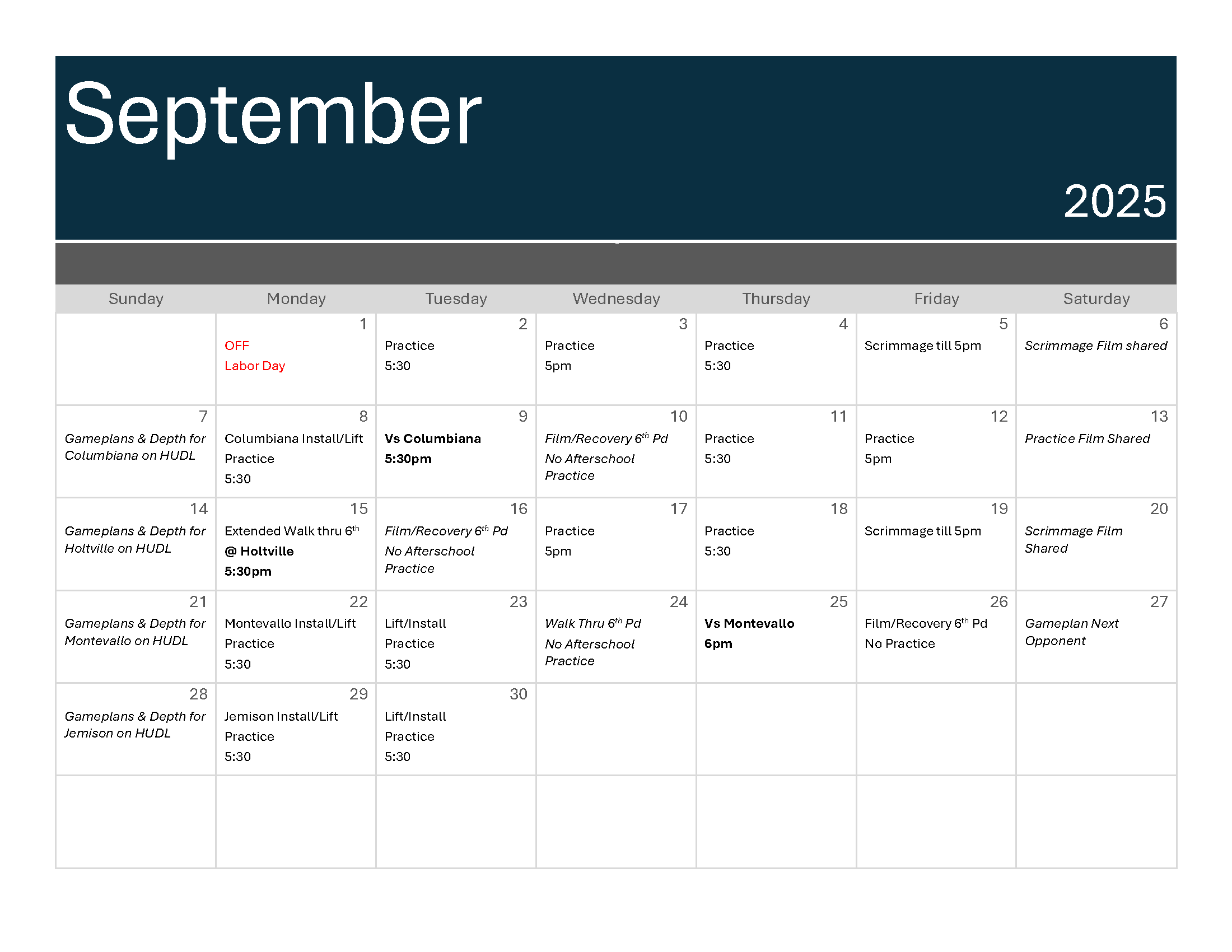 September