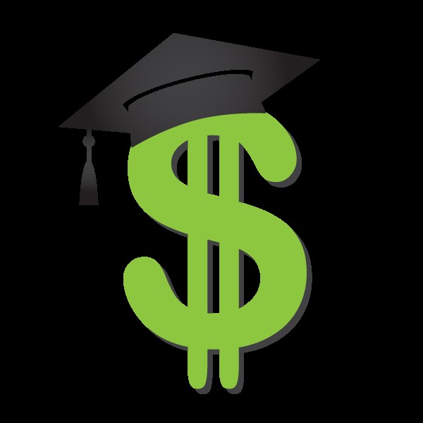 grad cap and dollar sign immage