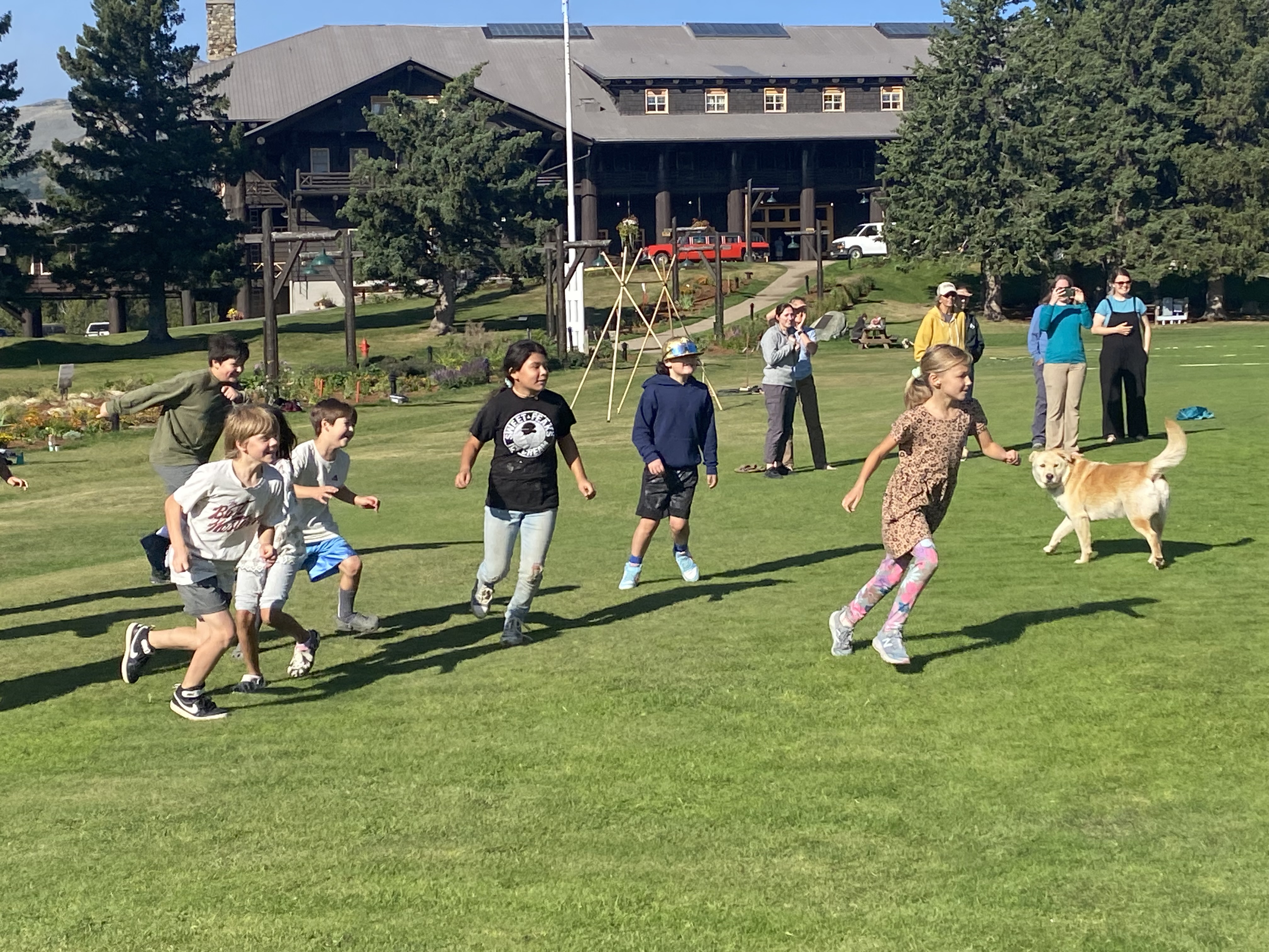 Family Games at the Lodge