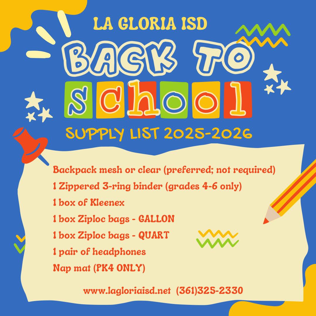 School Supply List