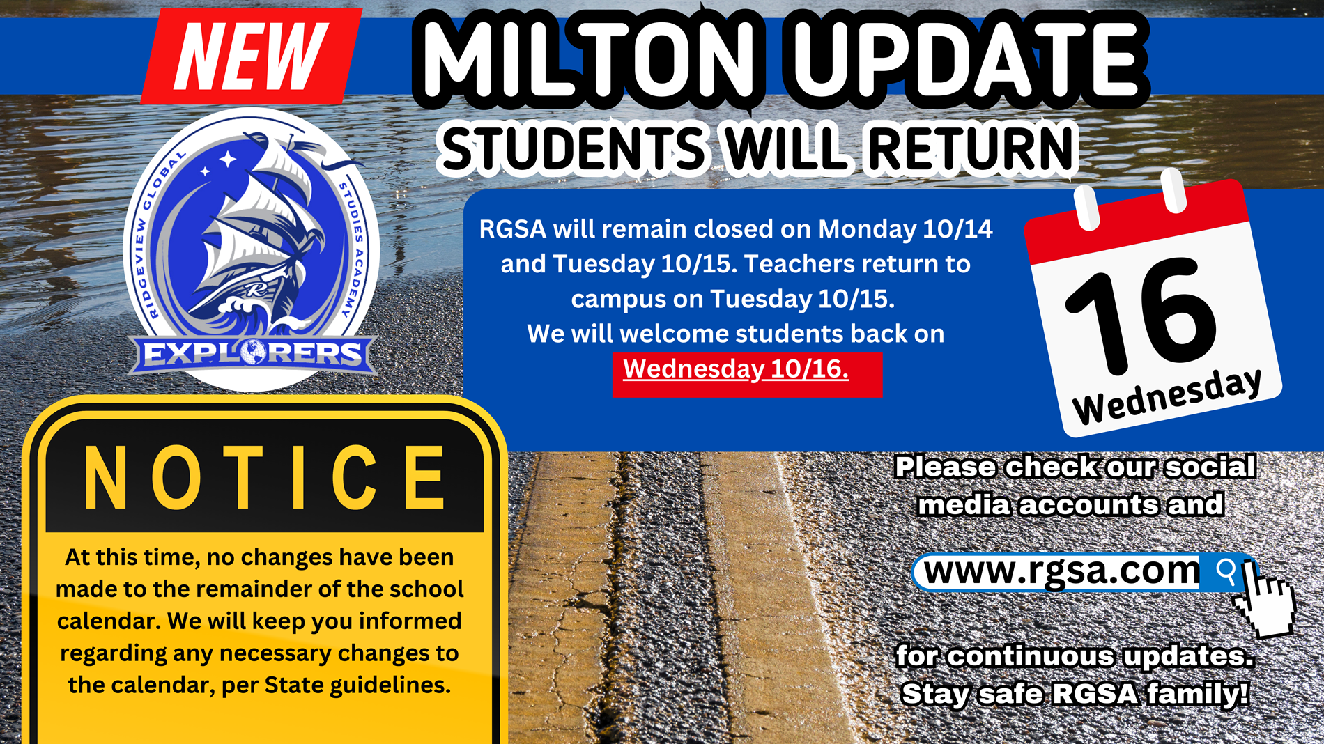 Milton Update 10/13/24