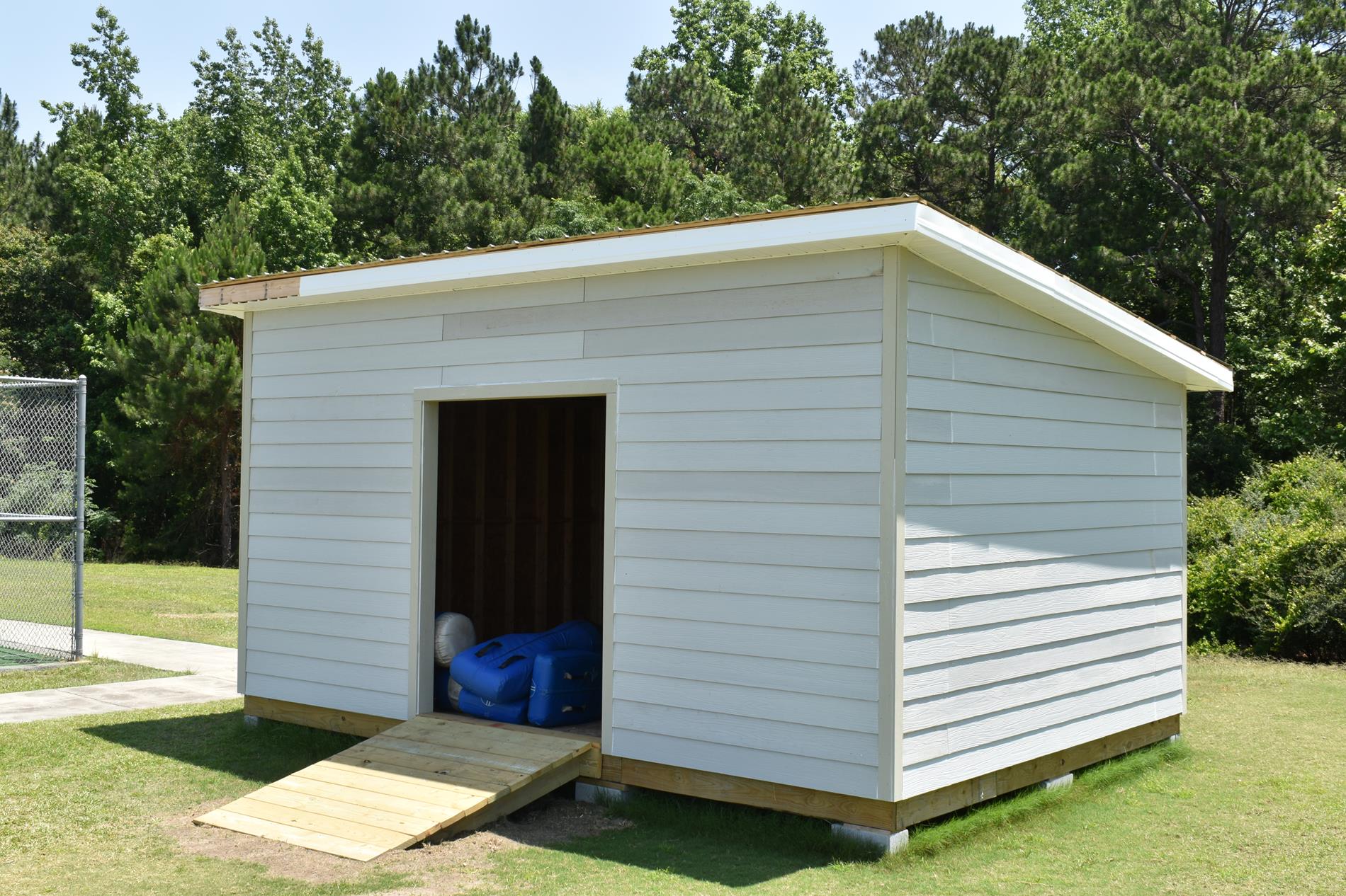 New Storage Building for Football Program