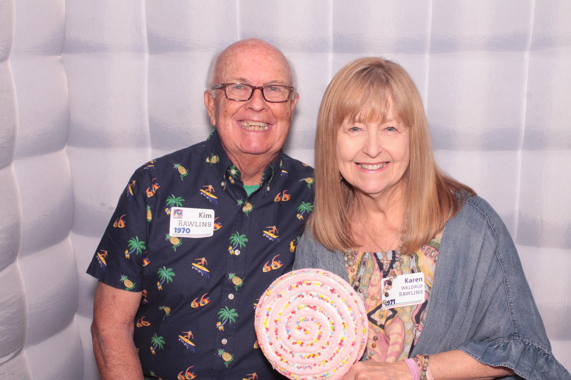 Karen Waldrop Rawlins '71 and Kim